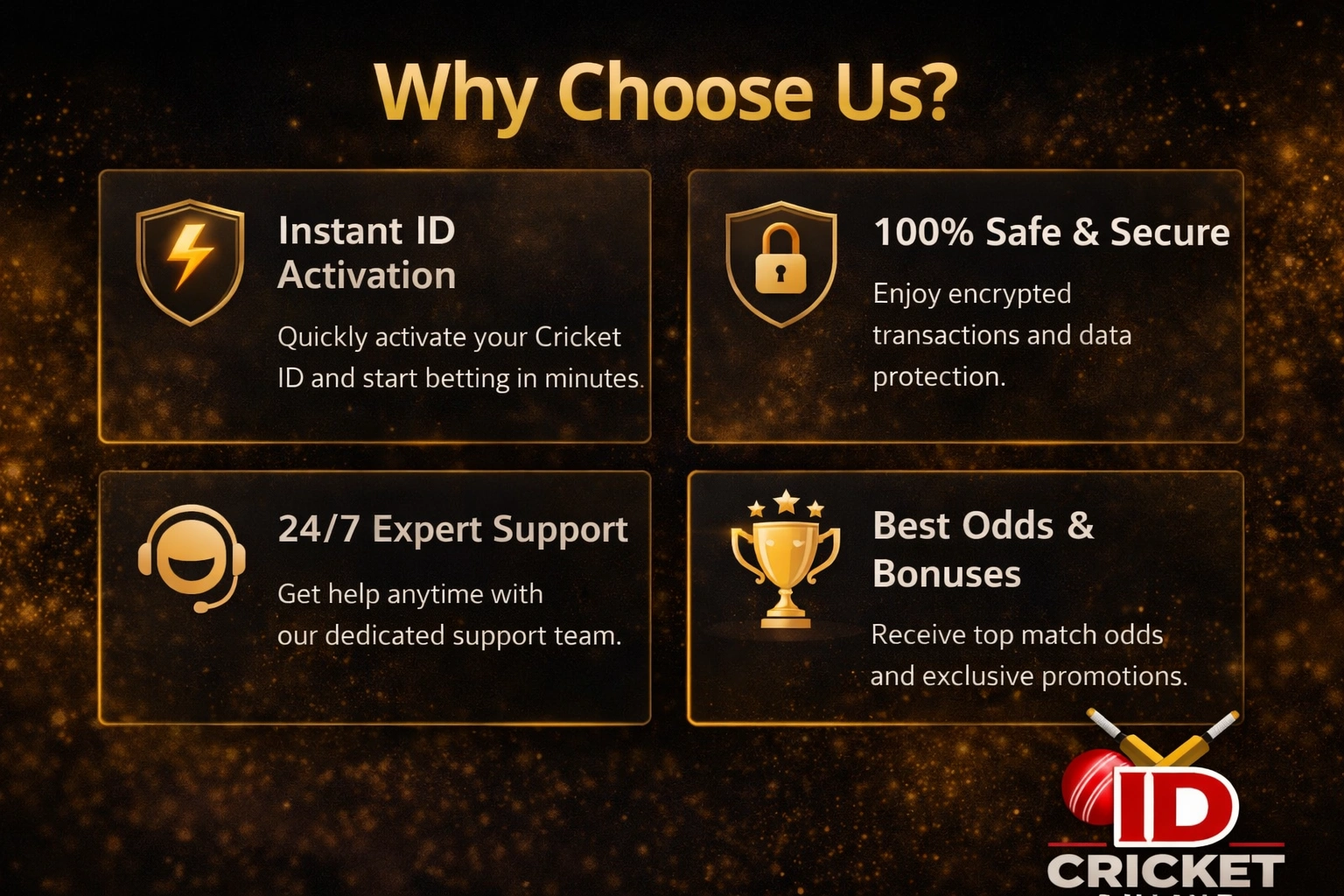 Why choose online cricket ID India betting platform