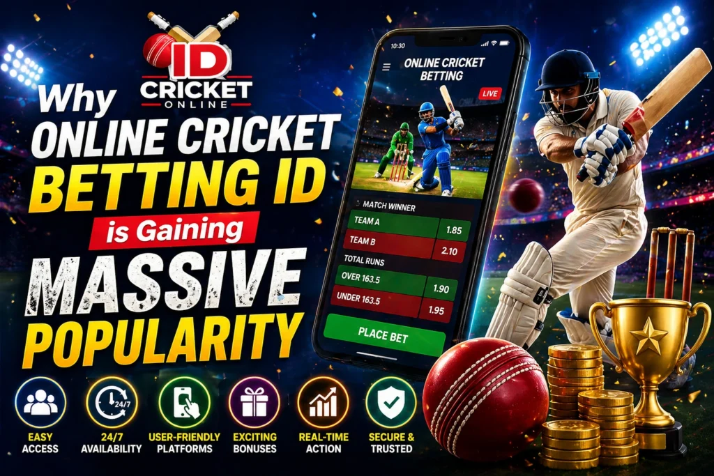 Why Online Cricket Betting ID is gaining massive popularity in online gaming world